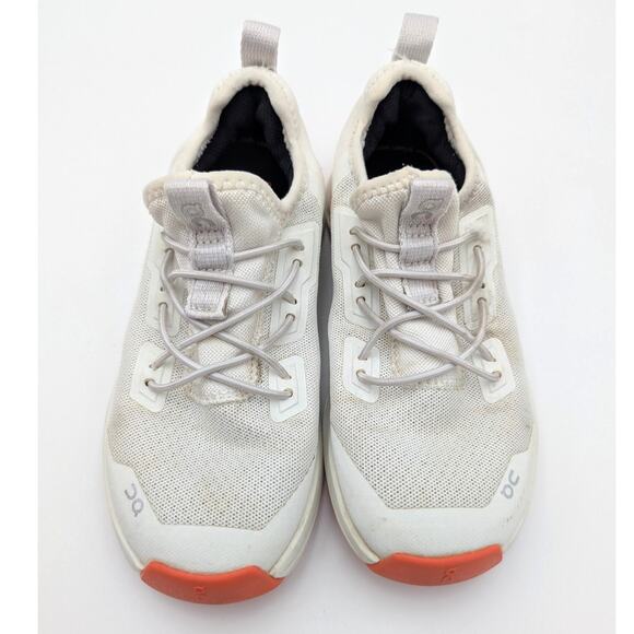 On Cloud Leap Lifestyle Shoes Unisex Kids' Ivory/Flame Size USK11 EU28.5 - Picture 10 of 12